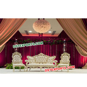 Filmy ชุดเฟอร์นิเจอร์งานแต่งงาน,ชุดโซฟาสีทองสำหรับเวทีงานแต่งงานผู้ผลิตเฟอร์นิเจอร์ในงานแต่งงาน - Product Image 1