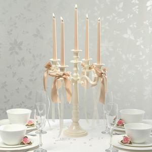 Candelabros de metal de oficina y hogar con tarros de velas y linternas para bodas y fines decorativos - Product Image 3