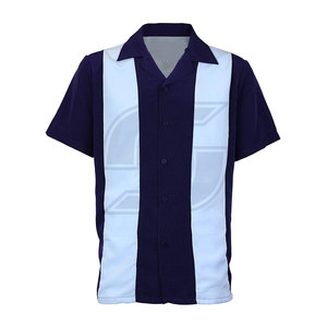 Venta al por mayor precio razonable camisa de Bowling - Product Image 4