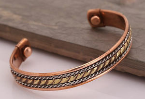 Brazalete magnético de cobre Royal Artisans-Diseño clásico de salud unisex - Product Image 2