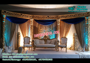 Décoration à thème Mehndi colorée avec parapluies étapes de mariage Mehandi étapes Nikah décorations de scène de mariage indien ensemble USA - Product Image 3