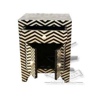 Contemporary Side Table Drawer Bone Inlay Home Furniture for Dining Office Hotel Living Room <b>Hospital</b> Use for Outdoor Settings - Product Image 4
