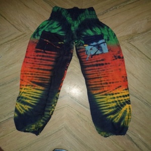 Mode estivale en rayonne multicolore Tie Dye Pantalons/pyjamas pour femmes Fournisseur en gros de l'Inde - Product Image 2