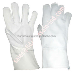 2025 sin forro, soldador Tig de la mejor calidad, guantes de cuero de piel de cabra Premium, soldadores, piedra clave, Pulgar, guantes de soldadura TIG, manguito de 7cm - Product Image 1