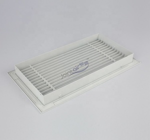 Rejillas de Ventilación Laterales de Aluminio para Sistemas HVAC Modernos, Rejillas Lineales con Recubrimiento en Polvo Blanco - Product Image 3