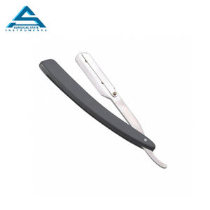 OEM rasoirs pliants en acier inoxydable de la meilleure qualité, poids 50g, poignée personnalisée, rasoir de barbier réutilisable, soins personnels de beauté - Product Image 1