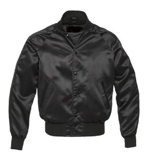 Chaqueta Bomber Satinada de Alta Calidad, Personalizable con su Propio Diseño, a la Moda, Impermeable, Informal, Talla Grande, Servicio OEM, Color Sólido - Product Image 6