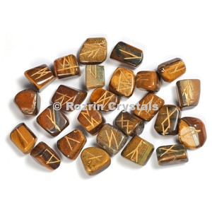 <b>Top</b> Exporter Rozrin <b>Crystals</b> Agate Rune Set-Art & Collectible From India - Product Image 1