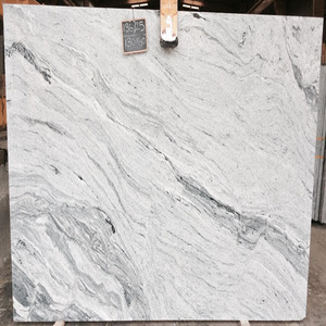 Dalles de granit blanc Viscount de qualité supérieure, polies, pierre naturelle pour comptoirs, revêtements de sol et revêtements muraux - Product Image 2
