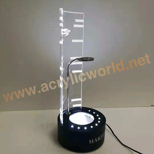 Soporte de exhibición de botella de vino de acrílico personalizado/soporte glorificador de botella de vino Mostrador de exhibición de vino - Product Image 1