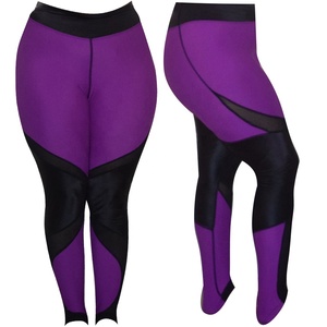 COSH LEGGINGS Leggings de Spandex de dos tonos de alta calidad para mujer Ropa deportiva personalizada y ropa de Yoga Leggings ligeros Vendedores - Product Image 4