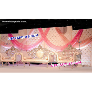 Panel de cuero de boda blanco, decoración de escenario, paneles de cuero blanco con mechones de cristal, paneles de fondo con mechones de cuero independientes - Product Image 1