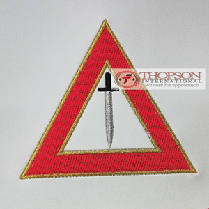 Maçonnique Regalia Royal Arch Officier Tablier Brodé Coton Cuir Ruban Tissu Fondation Point De Croix Couture pour - Product Image 4