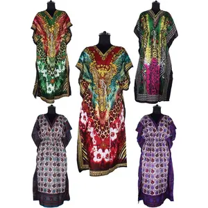 Vestido longo de verão, tamanho grande, estampado, kaftans para mulheres, africano, festa, design, vestido