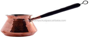 Cafetière martelée en cuivre, style Vintage turc, avec poignée en laiton - Product Image 5