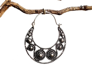 Plain Silver Plated 925 Sterling Silver Silver Plated Brass <b>Statement</b> <b>Jewelry</b> Minimal Drop Earring - Product Image 2