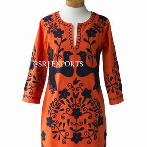 Robe ronde à manches longues pour femme, vêtements pour femmes, de Style mexicain, nouvelle collection, 2020 - Product Image 3
