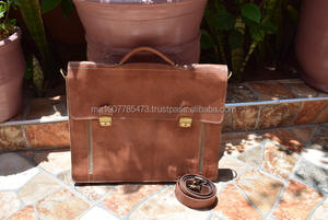 กระเป๋าเอกสารหนังแท้ผลิตภัณฑ์ที่ใช้งานได้จริงและสง่างาม - Product Image 1