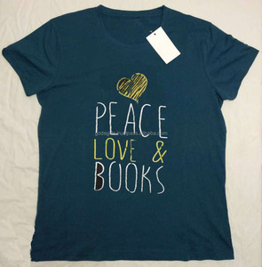 Venta caliente en línea barato directo de fábrica OEM señoras de talla grande de invierno personalizado impreso algodón orgánico camiseta natural teñido fabricante - Product Image 1