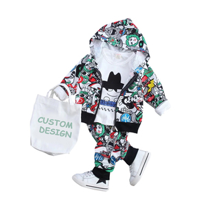 Combinaison de jogging en polyester/coton avec logo personnalisé, uniforme de sport pour enfants, vente en gros, 2020 - Product Image 6