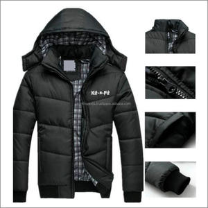 Doudoune d'hiver à capuche pour homme, manteau épais en duvet de canard, manteau court à capuche amovible pour homme - Product Image 2