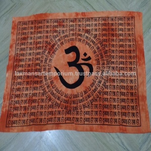 Tapices Decorativos de Pared de Algodón Tejido con Estampado de Colores Sólidos, Lavables, Diseño 2025, para Decoración de Habitaciones, Venta al Por Mayor desde India - Product Image 6
