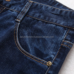 กางเกงยีนส์ขาตรงผ้ายืดสำหรับผู้ชายสไตล์วินเทจผ้ายีนส์ทรงหลวมผ้าปะต่อหลากสีขนาดพิเศษ - Product Image 4