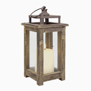 Wooden <b>Vintage</b> Candle <b>Lantern</b> - Product Image 1