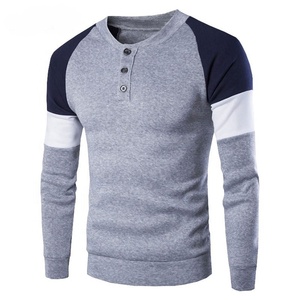 Venta al por mayor de los hombres de cuello redondo de manga larga sudadera de verano - Product Image 1