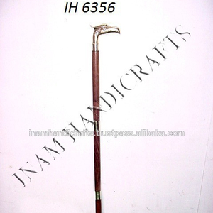 Wooden Foldable <b>Walking</b> <b>Sticks</b> with Brass Eagle Handle/ Wooden Foldable <b>Walking</b> Canes with Brass Eagle Handle - Product Image 3