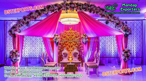 เทียนผนังด้านหลังสำหรับเวทีงานแต่งงานเวทีหลังเทียนตกแต่งผนังแต่งงานรับไฟเบอร์เทียนผนัง - Product Image 5