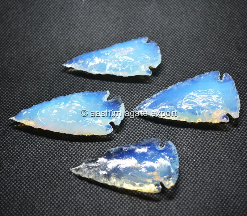 Beautiful Opalite stone Arrowheads, Opalite stone arrowhead wholesaler