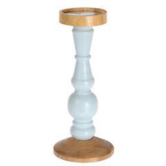 Lot de 3 bougeoirs chandeliers en bois élégants faits à la main pour la maison, hôtel, spa, église, fêtes de mariage, décorations de festival - Product Image 4