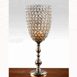 Centro de mesa de cristal Hurricane para mesa de boda, novedad - Product Image 1