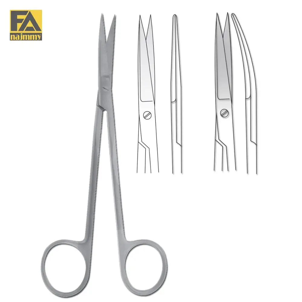 Joseph Operating Dissecting Scissors Sharp/Sharp Straight 14cm