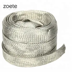 high quality bus bar flexible flat tinned copper braided wire