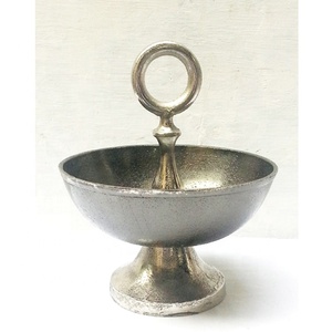 Antiguo jarrón de flores/Decoración de METAL florero/florero flor - Product Image 2