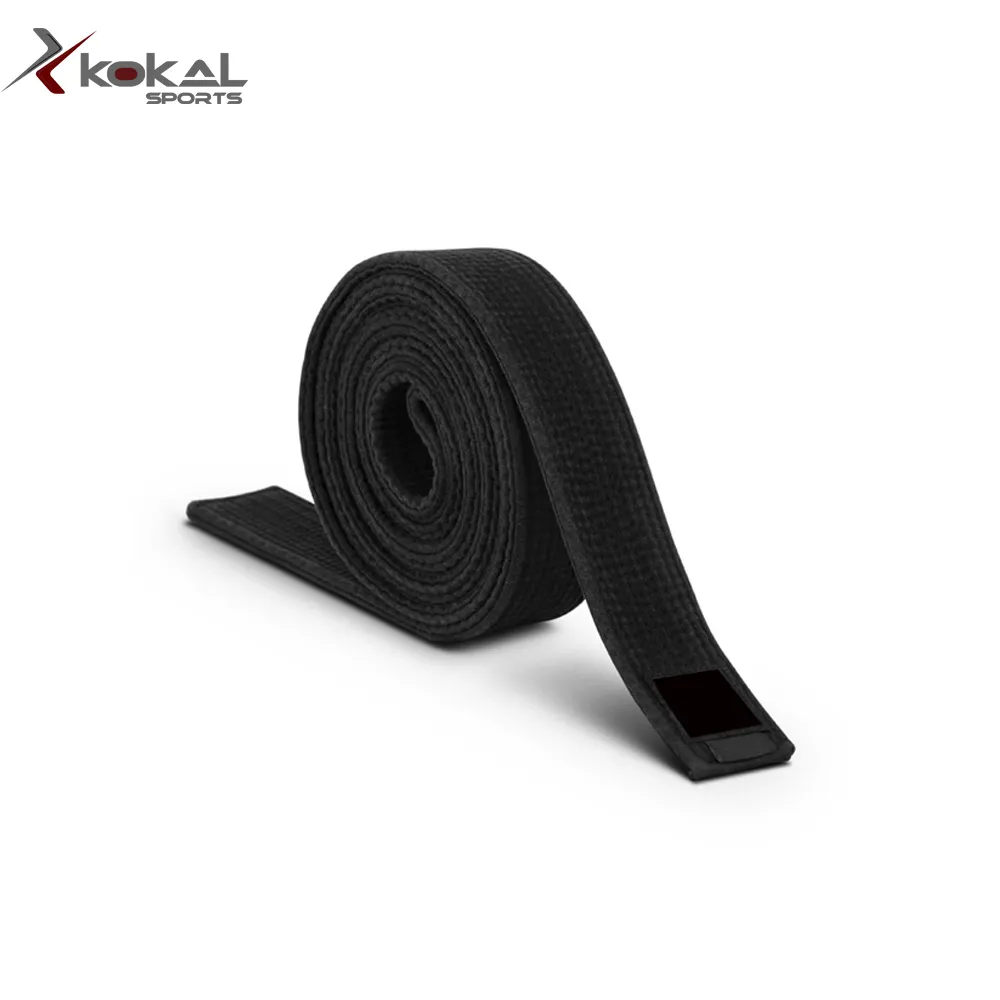 Attrezzature Per Arti marziali Taekwondo Karate Master Black Cintura 100% Cotone Kokal Durevole KS-3098 Formato Su Misura PK Sport