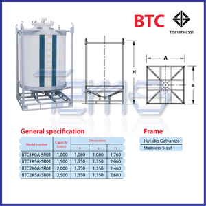 Conteneur intermédiaire en plastique durable fabriqué par moulage rotatif - Product Image 4
