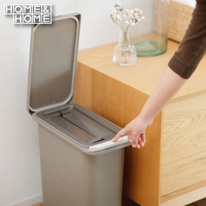 Tempat Sampah Penghilang Bau Kamar Mandi, Ramping dan Mudah Digunakan dengan Tutup Dalam dengan Harga Terjangkau dengan Pemegang Tas Plastik - Product Image 5