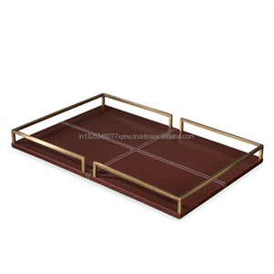 Bandeja cuero tostado - Product Image 1