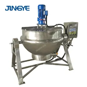 Fudge making cooking kettle machine/Tilting jacketed kettle machine with mixing/Sauce making machine