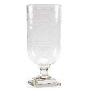 Meilleures ventes de vases à fleurs en verre au design classique Taille personnalisée Logo utilisé dans la décoration d'hôtel à domicile - Product Image 3