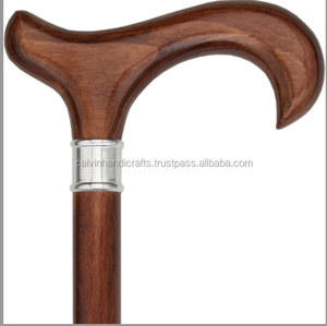 Bastón náutico de madera marrón para hombres y mujeres bastón para caminar Formal para Navidad y Acción de Gracias ocasiones regalo - Product Image 1