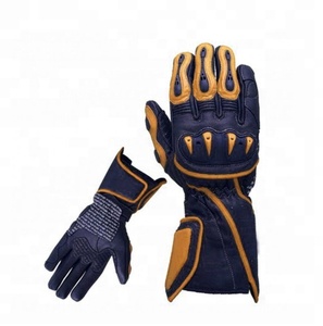 Guantes de cuero auténtico para montar en motocicleta, calidad de exportación, personalizados - Product Image 3