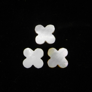Ishu อัญมณีสีขาวธรรมชาติของแม่มุก Cabochon แฟนซีรูปร่าง AA การตั้งค่าเครื่องประดับอัญมณี3.35 CTS - Product Image 1