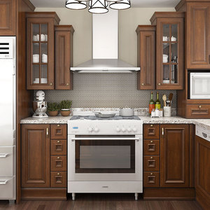 Estilo americano Mini cocina U forma de gabinete de cocina - Product Image 3