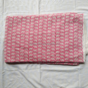 Tela Ecológica Estampada en Bloque Personalizada por Metro para Confección de Prendas, Bolsos y Accesorios de Ropa de Cama, Rediseño de Tela Cruda - Product Image 3