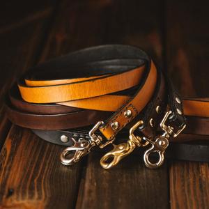 Regalo para Amantes de los Perros, Correa de Cuero para Perro Hecha a Mano de Primera Calidad, Elegante y Hermosa - Product Image 1