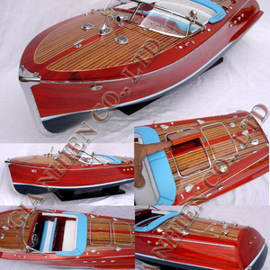 เรือจำลองไม้ SUPER RIVA TRITONE - เรือไม้ทำมือ - Product Image 1